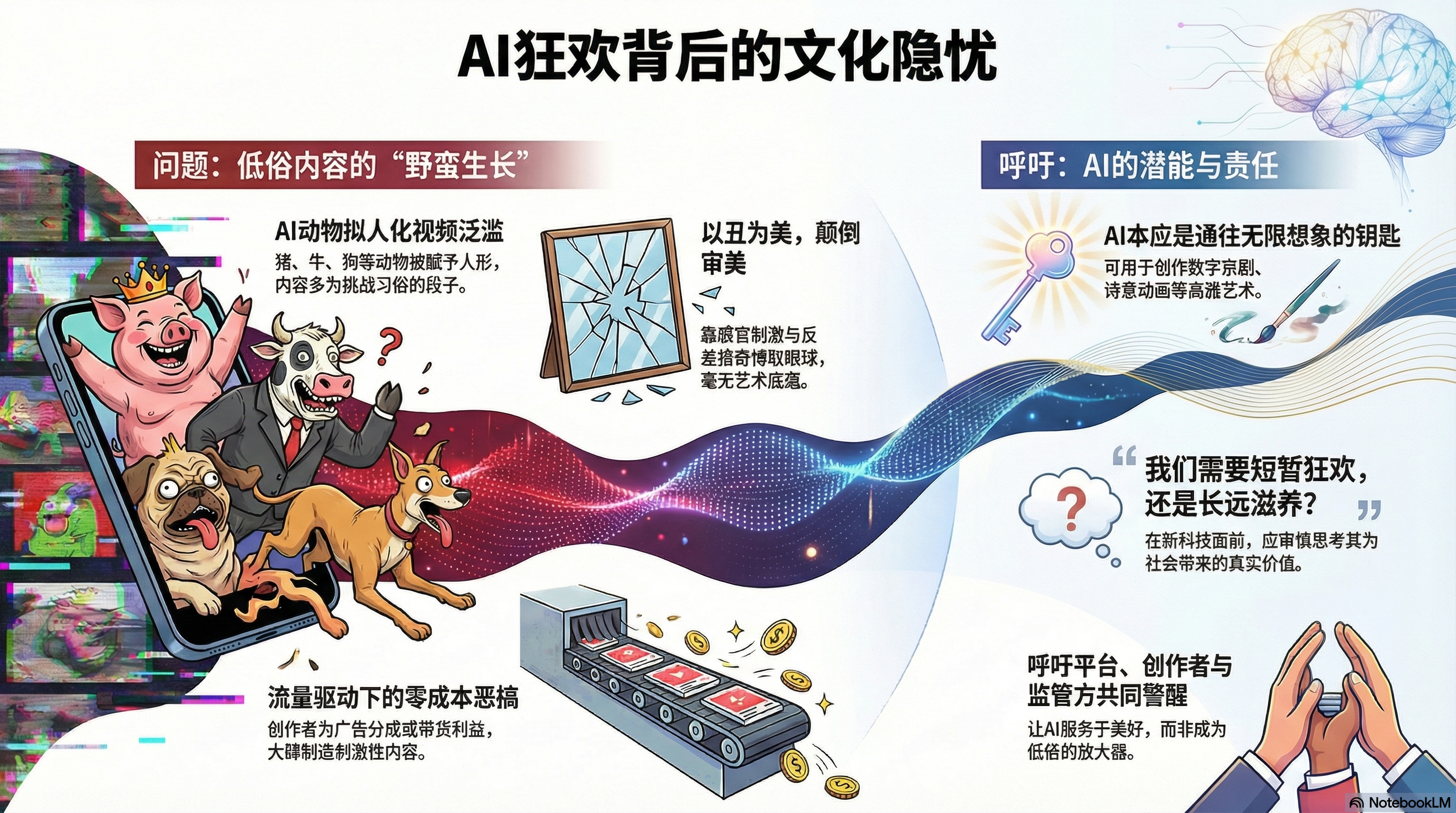 AI动物拟人化低俗插图2